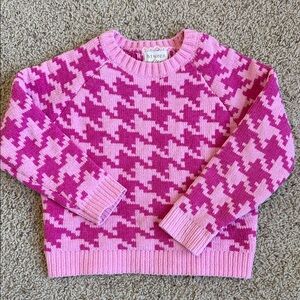 Houndstooth Chenille Sweater